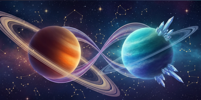 Como usar a conjunção Saturno-Netuno para ajustar a rota?